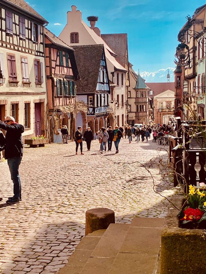 La Ruelle Alsacienne, Charme Alsacien Et Confort Moderne Riquewihr Esterno foto